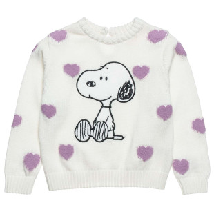 Πουλόβερ Snoopy με κέντημα (12 μηνών-8 ετών)