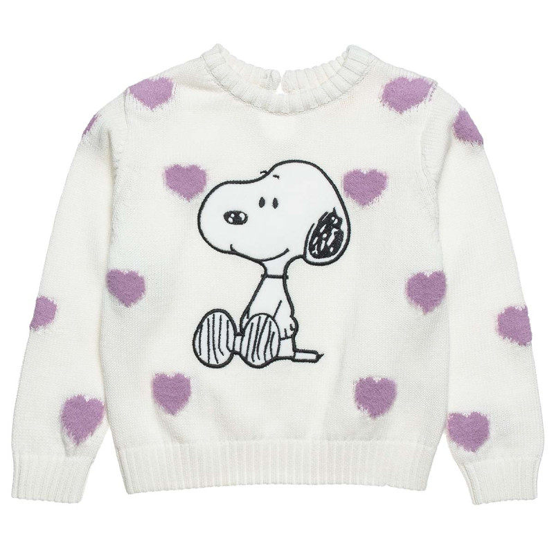 Πουλόβερ Snoopy με κέντημα (12 μηνών-8 ετών)