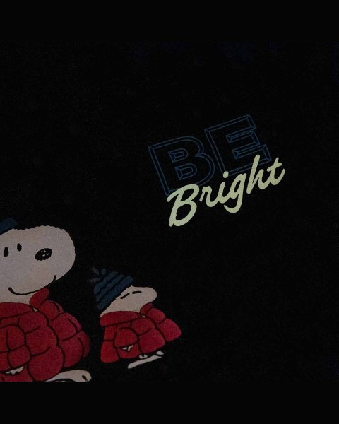 Set cotton fleece blend Snoopy with embossed elements (18 months-8 years)