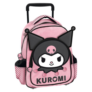 Trolley backpack kindergarten Santoro Kuromi Face