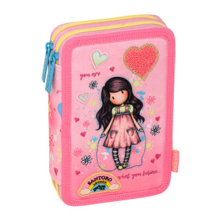 Pencil case Santoro Skipping Rope with double zipper and slots