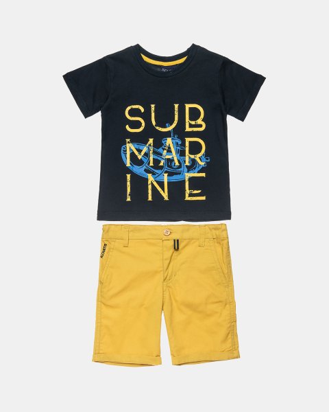 Set t-shirt with chino shorts (6-18 months)