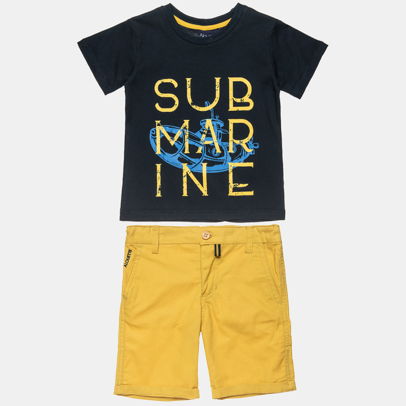 Set t-shirt with chino shorts (6-18 months)