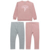 Tracksuit cotton fleece blend Five Star with glitter details (12 months-5 years)
