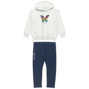 Tracksuit cotton fleece blend Five Star with shiny print (18 months-5 years)