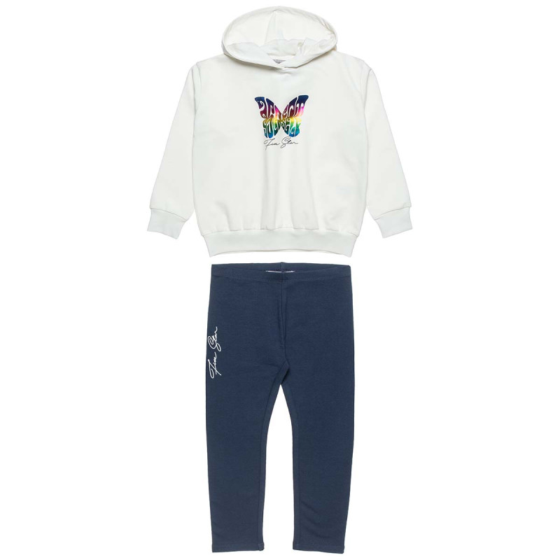 Tracksuit cotton fleece blend Five Star with shiny print (18 months-5 years)