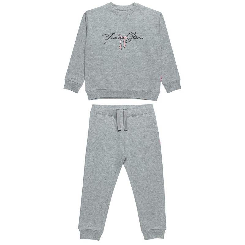 Tracksuit Five Star with embossed elements (18 months-5 years)