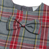 Dress checkered with a bow (18 months-5 years)
