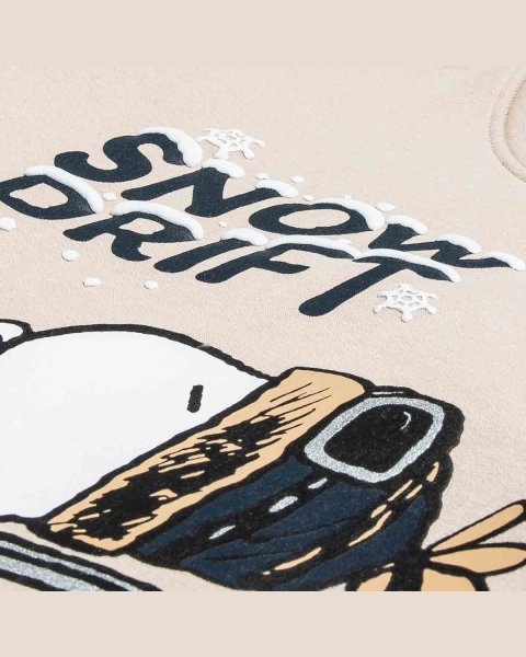 Σετ φόρμας φούτερ Snoopy με ανάγλυφα στοιχεία (12 μηνών-8 ετών)