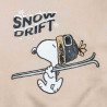Σετ φόρμας φούτερ Snoopy με ανάγλυφα στοιχεία (12 μηνών-8 ετών)