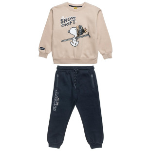 Tracksuit Snoopy with embossed elements (12 months-8 years)