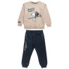 Tracksuit Snoopy with embossed elements (12 months-8 years)