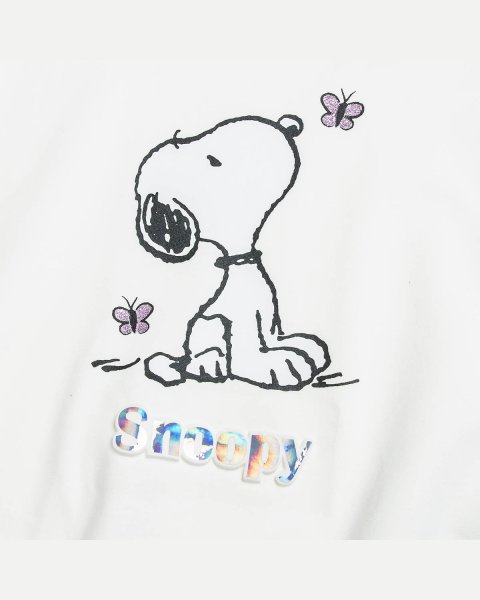Set cotton fleece blend Snoopy with glitter details (12 months-8 years)