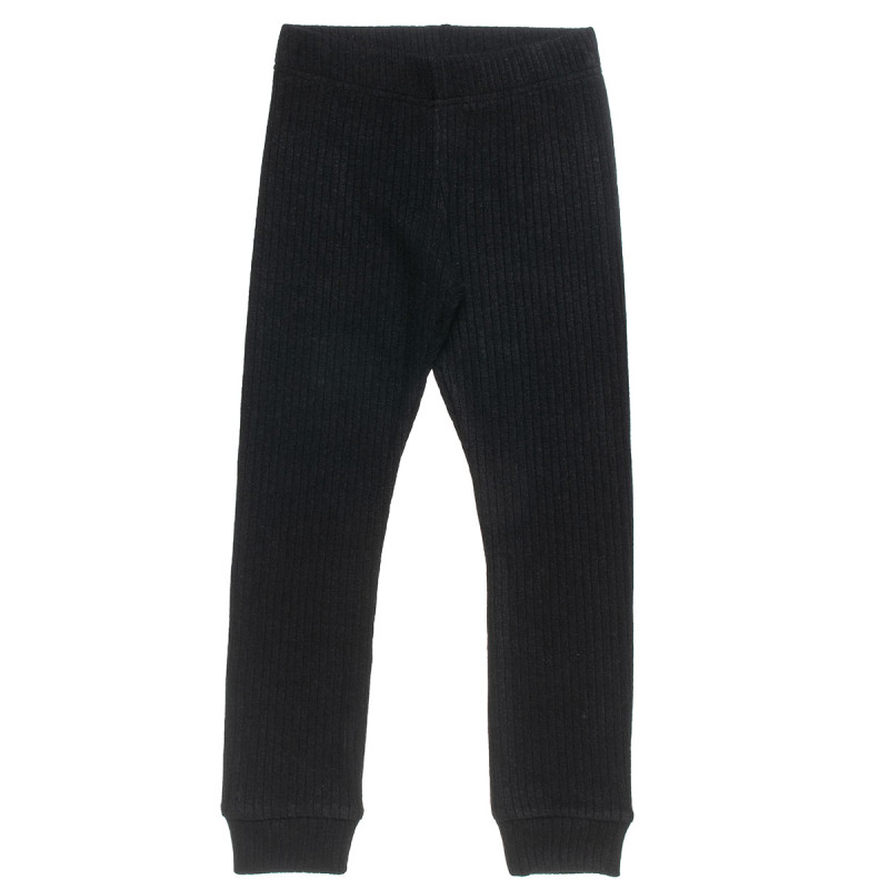Knitted leggings with rib texture (6-16 years)