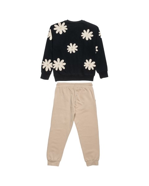 Set cotton fleece blend Five Star with glitter details (6-14 years)