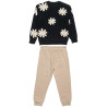 Set cotton fleece blend Five Star with glitter details (6-14 years)