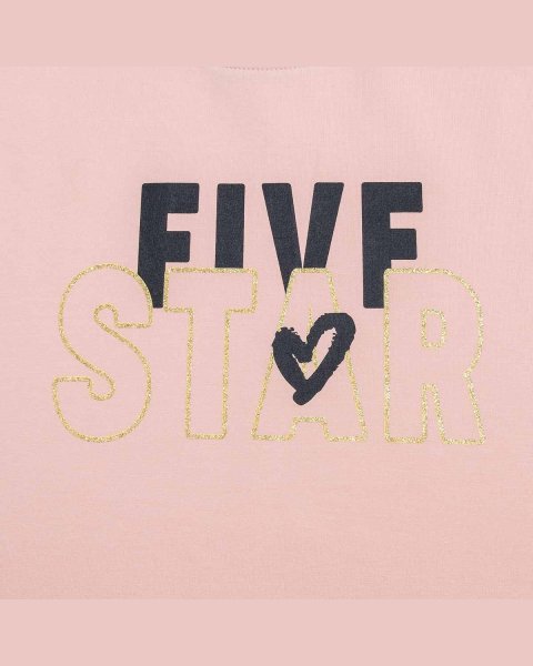 Σετ φόρμας φούτερ Five Star με glitter στοιχεία (6-14 ετών)