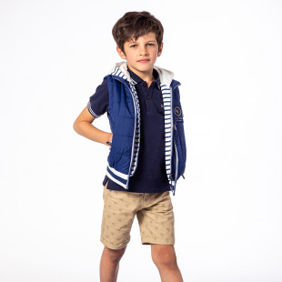 Vest jacket waterproof with embroidery (6-16 years)