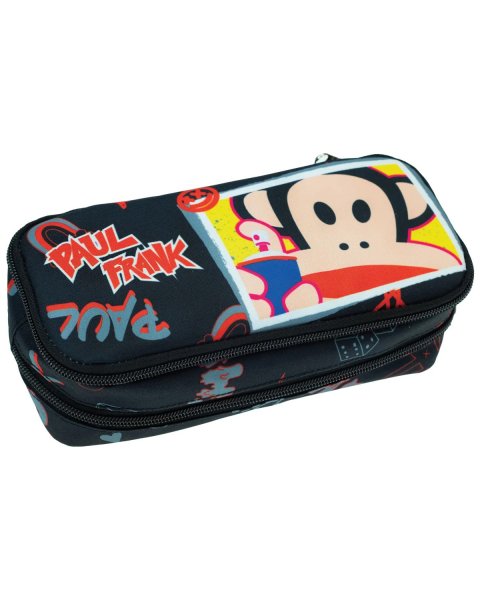 Κασετίνα παραλληλόγραμμη με θήκες Paul Frank Graffiti