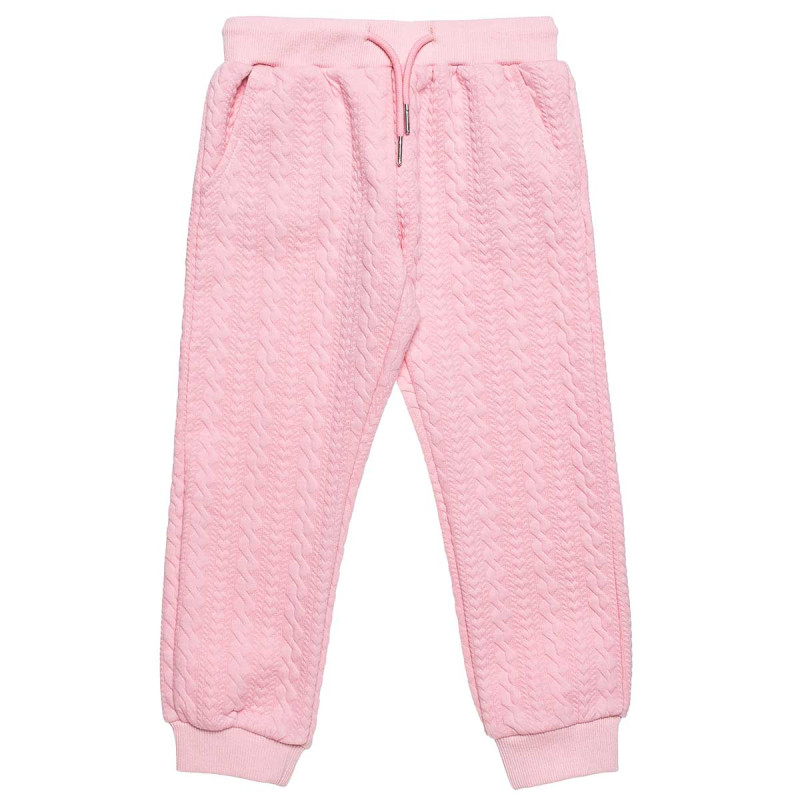 Joggers with embossed texture (12 months-5 years)