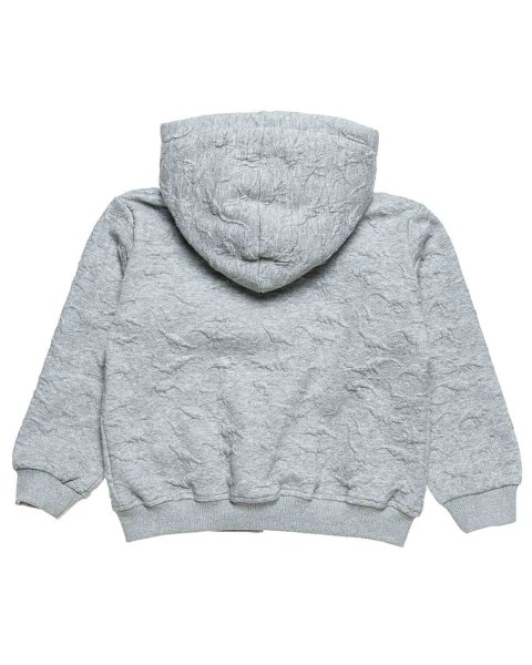 Zip hoodie with embossed texture (12 months-5 years)