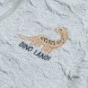 Zip hoodie with embossed texture (12 months-5 years)