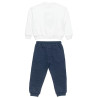 Set cotton fleece blend Hello Kitty with embroidery (18 months-8 years)