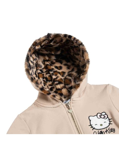 Ζακέτα φούτερ Hello Kitty με κέντημα (18 μηνών-8 ετών)
