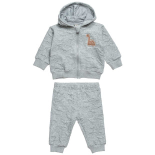 Set cotton fleece blend Tender Comforts with embroidery (3-18 months)