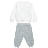 Set cotton fleece blend Tender Comforts with embroidery (3-18 months)