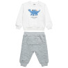Set cotton fleece blend Tender Comforts with embroidery (3-18 months)