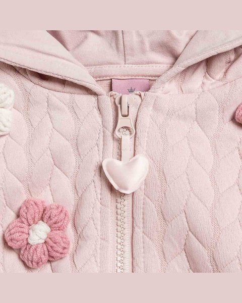 Set Tender Comforts with knitted flowers (3-18 months)
