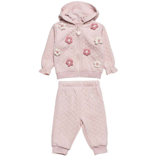 Set Tender Comforts with knitted flowers (3-18 months)