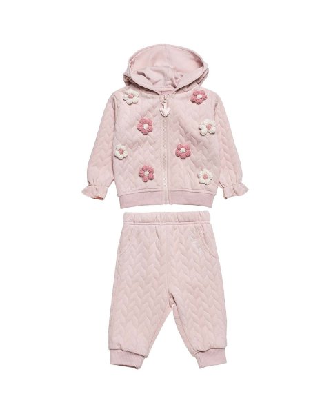 Set Tender Comforts with knitted flowers (3-18 months)