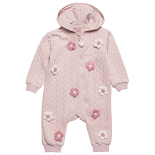 Babygrow Tender Comforts with knitted flowers (1-12 months)