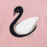 Top cotton fleece blend with embroidery (6-14 years)