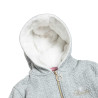 Zip hoodie with eco fur detail (6-16 years)