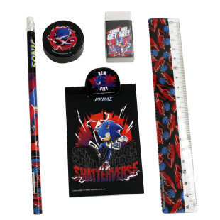 Sonic the Hedgehog School Set with Pencil Case