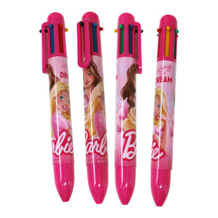 Στυλό με 6 χρώματα Barbie