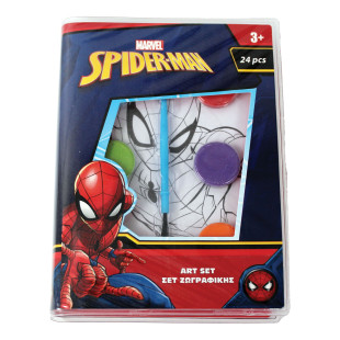 Σετ Ζωγραφικής 24τμχ Spiderman