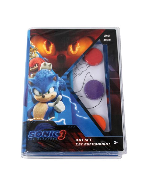 Σετ Ζωγραφικής 24τμχ Sonic the Hedgehog