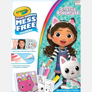 Painting set Crayola Color Wonder Gabby's Dollhouse
