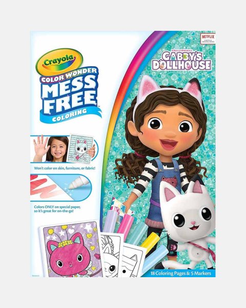 Painting set Crayola Color Wonder Gabby's Dollhouse