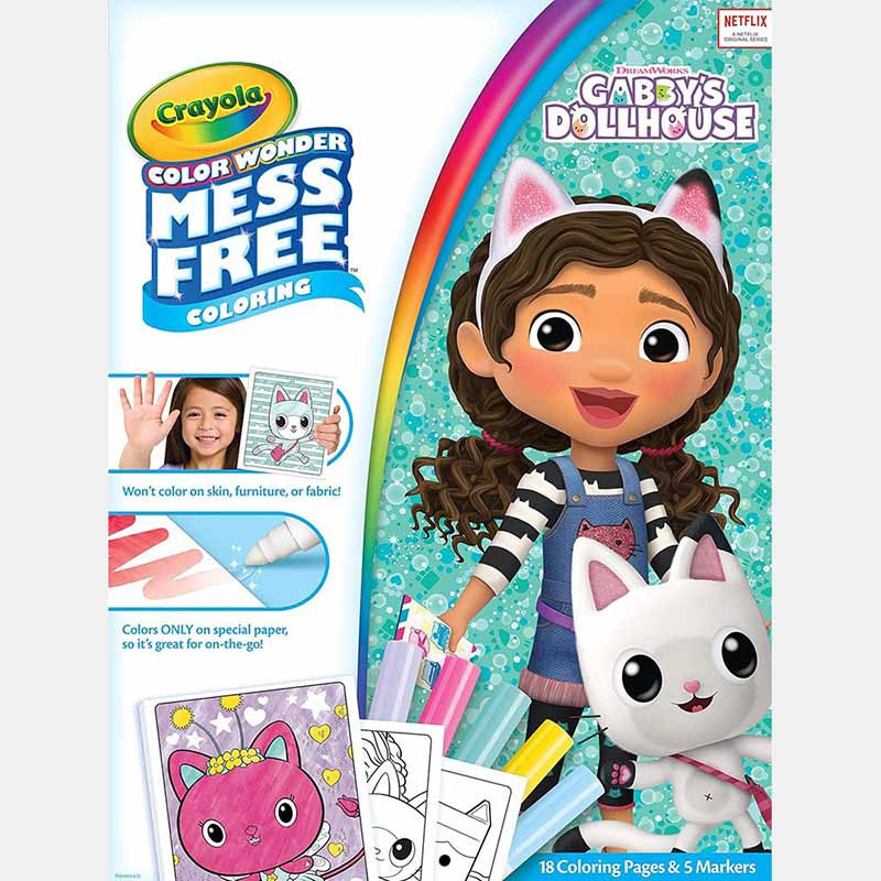 Painting set Crayola Color Wonder Gabby's Dollhouse
