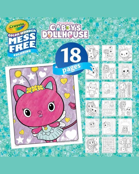 Σετ Ζωγραφικής Crayola Color Wonder Gabby's Dollhouse