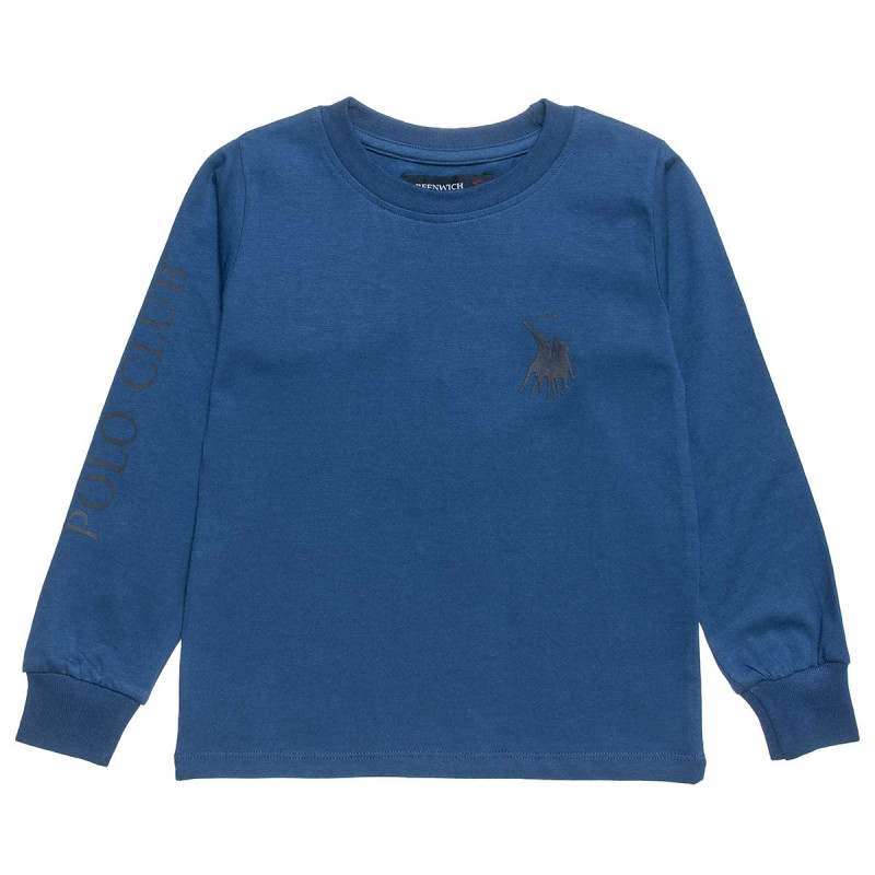 Long sleece top Greenwich Polo Club with embossed logo (2-16 years)