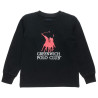 Long sleece top Greenwich Polo Club with embossed elements (2-16 years)