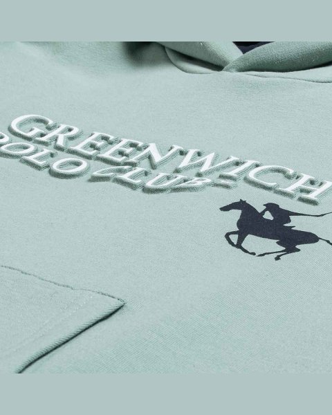 Σετ φόρμας φούτερ Greenwich Polo Club με ανάφλυφα στοιχεία (2-16 ετών)