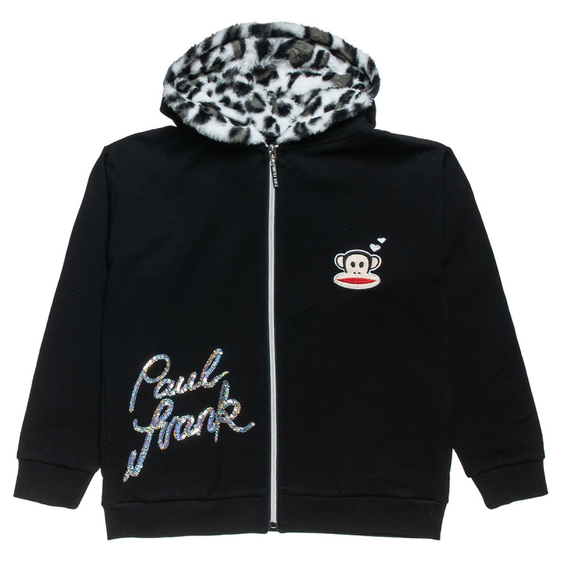 Zip hoodie Paul Frank with sequins (6-16 years)