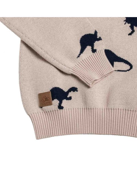 Sweater with dino pattern (12 months-5 years)